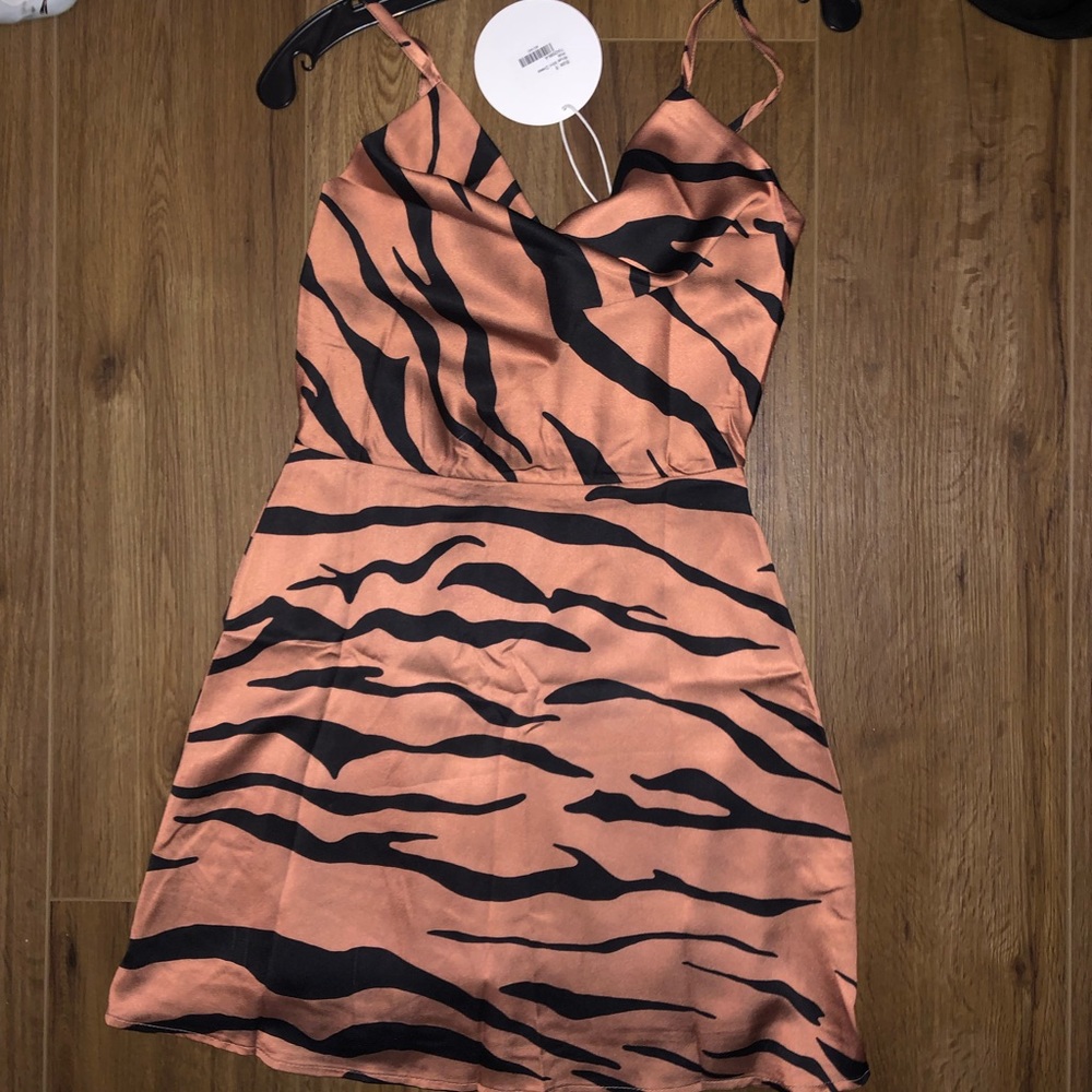 zebra print dress